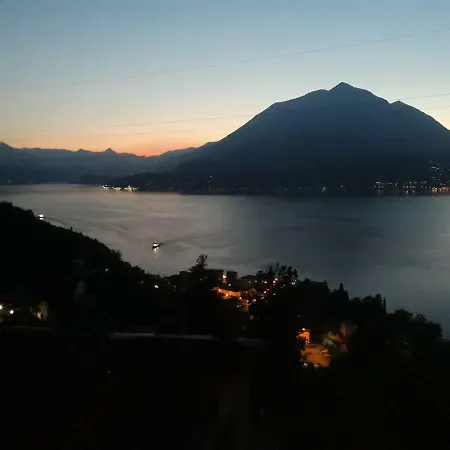 Lake Como 2p Apt Mountain View בית כפרי *
